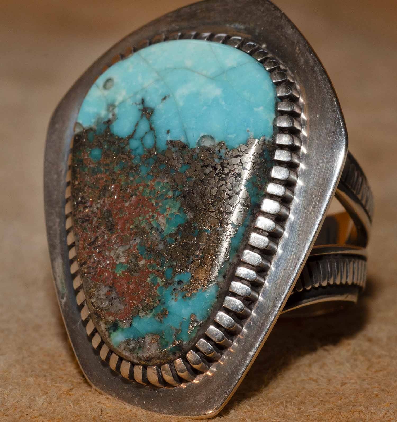 Ray Scott Morenci Turquoise Ring
